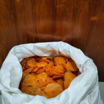 Opak singkong pedas mentah (4)